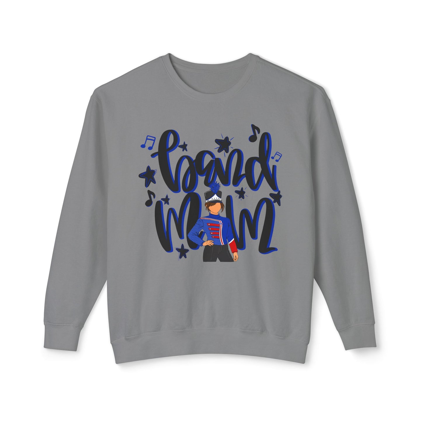 Band Mom Blue Girl Sweatshirt (Comfort Colors)