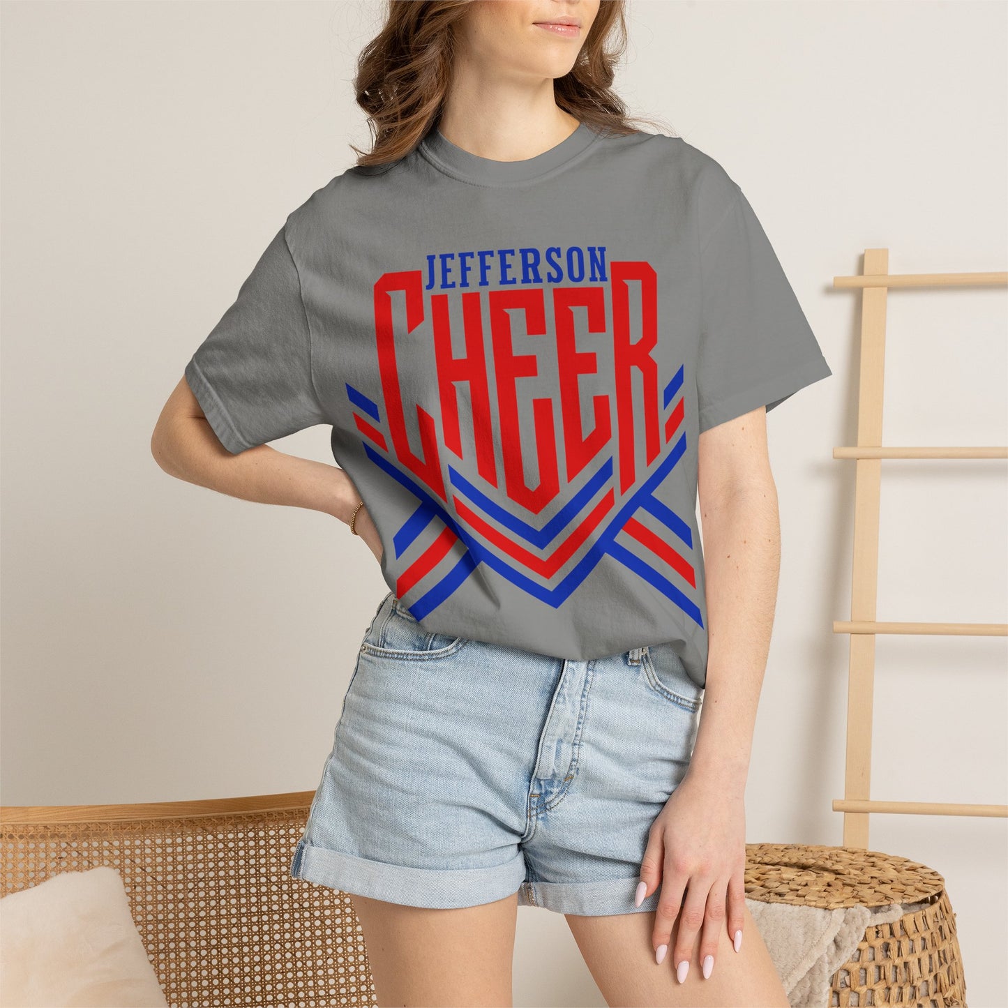 Jefferson Cheer Short Sleeve Tee (Comfort Colors)