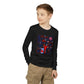 Cheer Icon Grid Youth Long Sleeve Tee