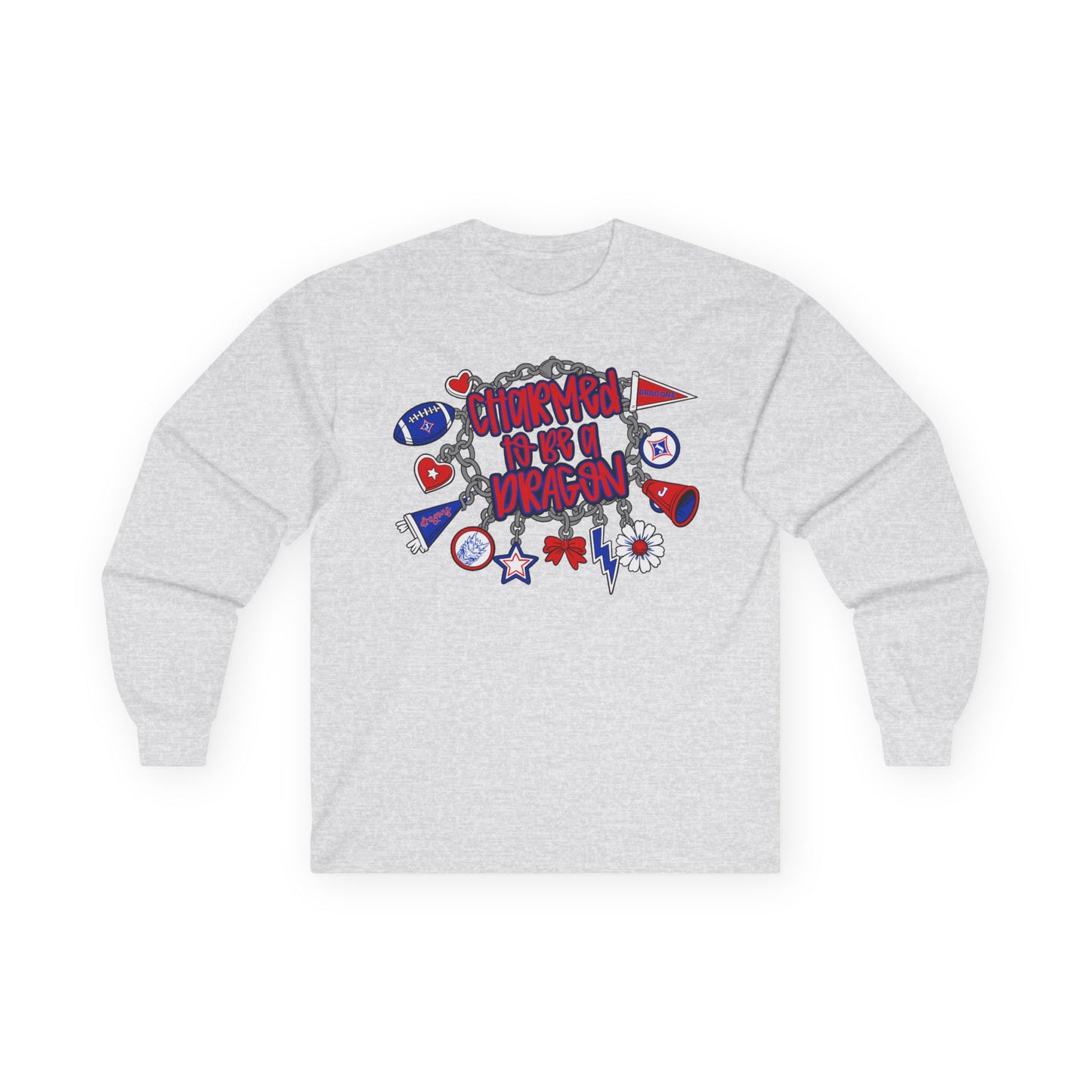 Charmed To Be A Dragon Long Sleeve Tee (Gildan)