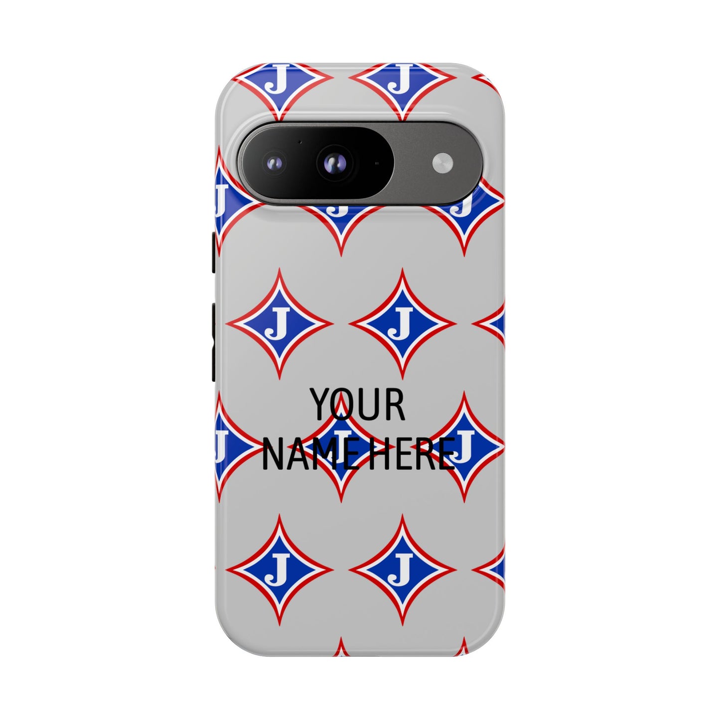 Jefferson J Diamond Personalized Tough Phone Case (Add Your Name)