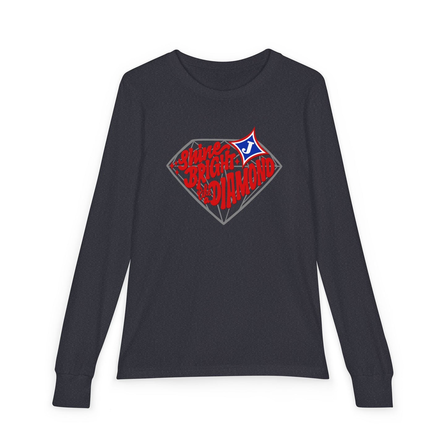 Shine Bright Like A Diamond Youth Long Sleeve Tee