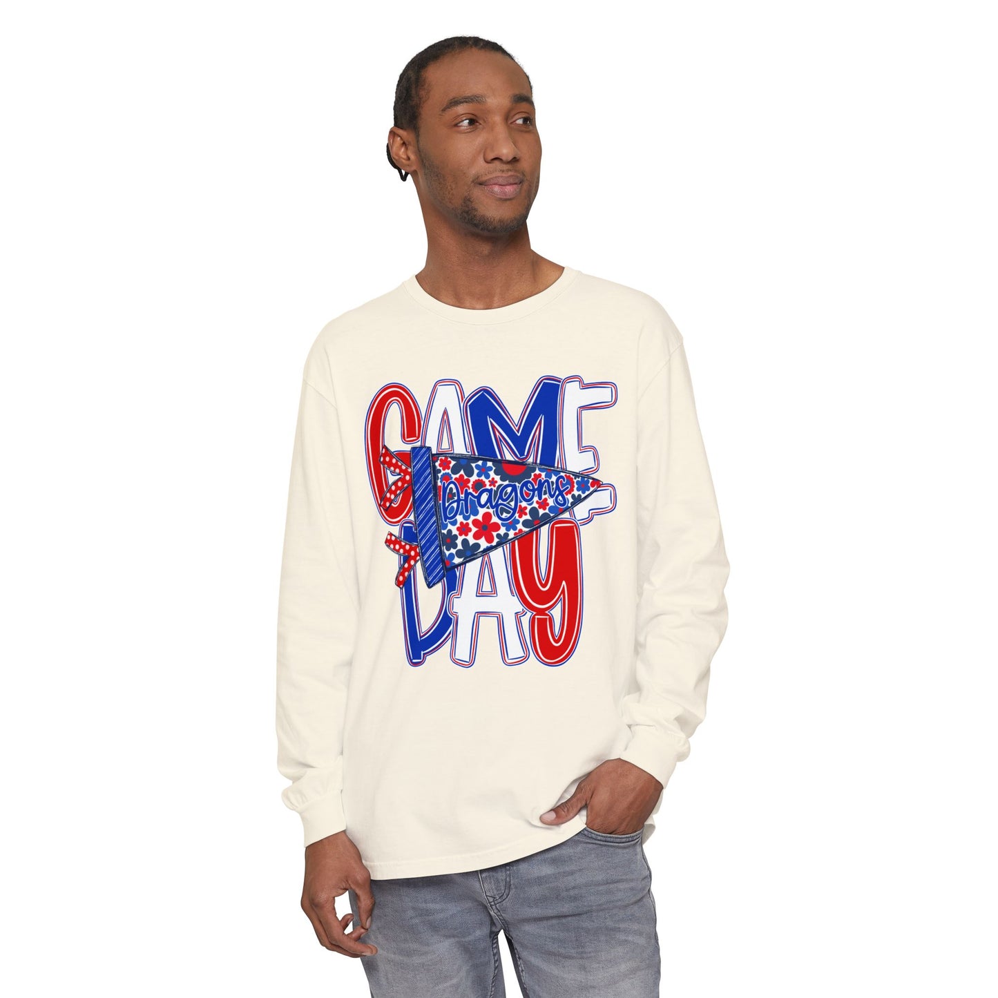 Game Day Dragons Long Sleeve Tee (Comfort Colors)