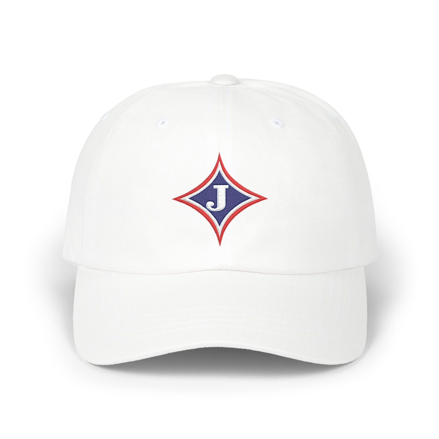 Embroidered Diamond 'J' Classic Dad Cap