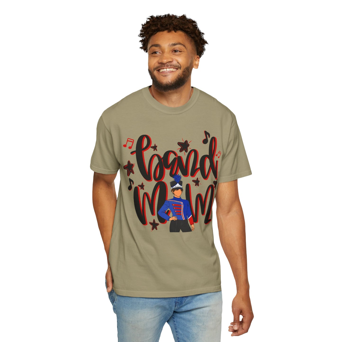 Band Mom Red Boy Short Sleeve Tee (Comfort Colors)