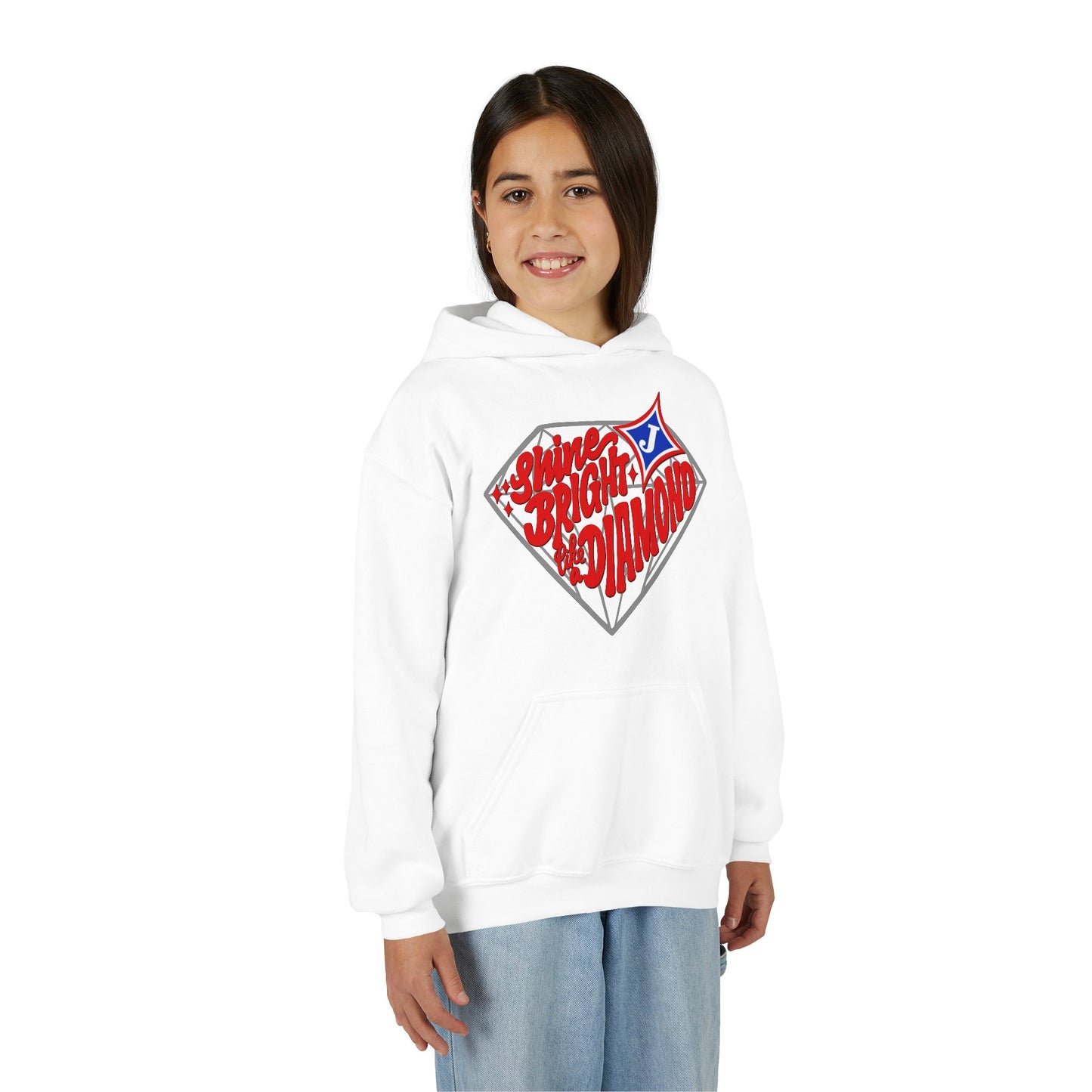 Shine Bright Like A Diamond Youth Hoodie