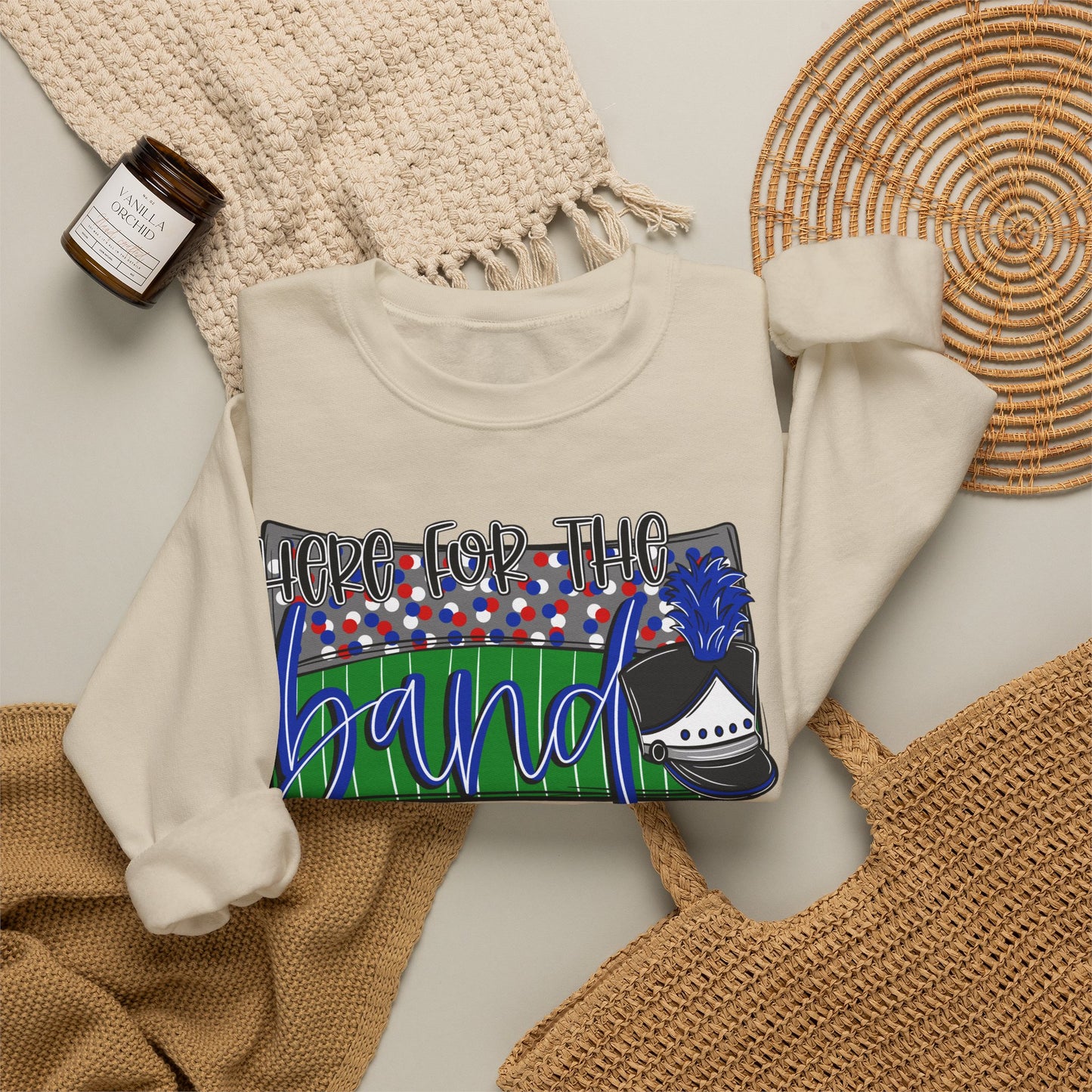 Here For The Band Sweatshirt (Gildan)