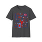 Cheer Icon Grid Short Sleeve Tee (Gildan)