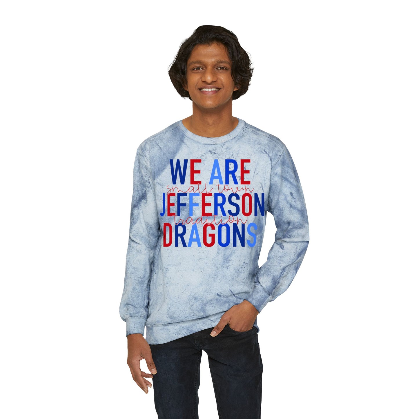 We Are Jefferson Tie Dye Sweatshirt