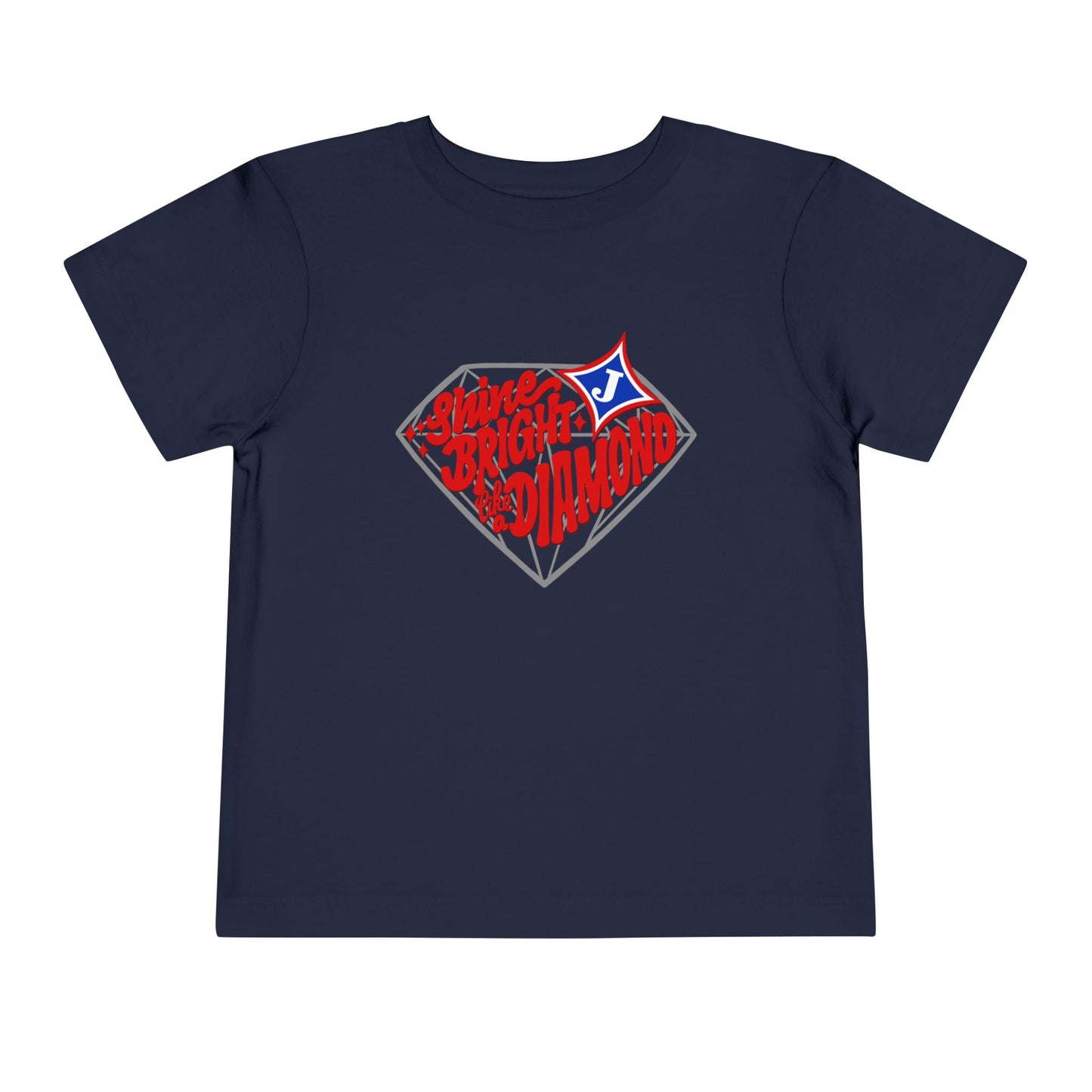 Shine Bright Like A Diamond Toddler Short Sleeve Tee
