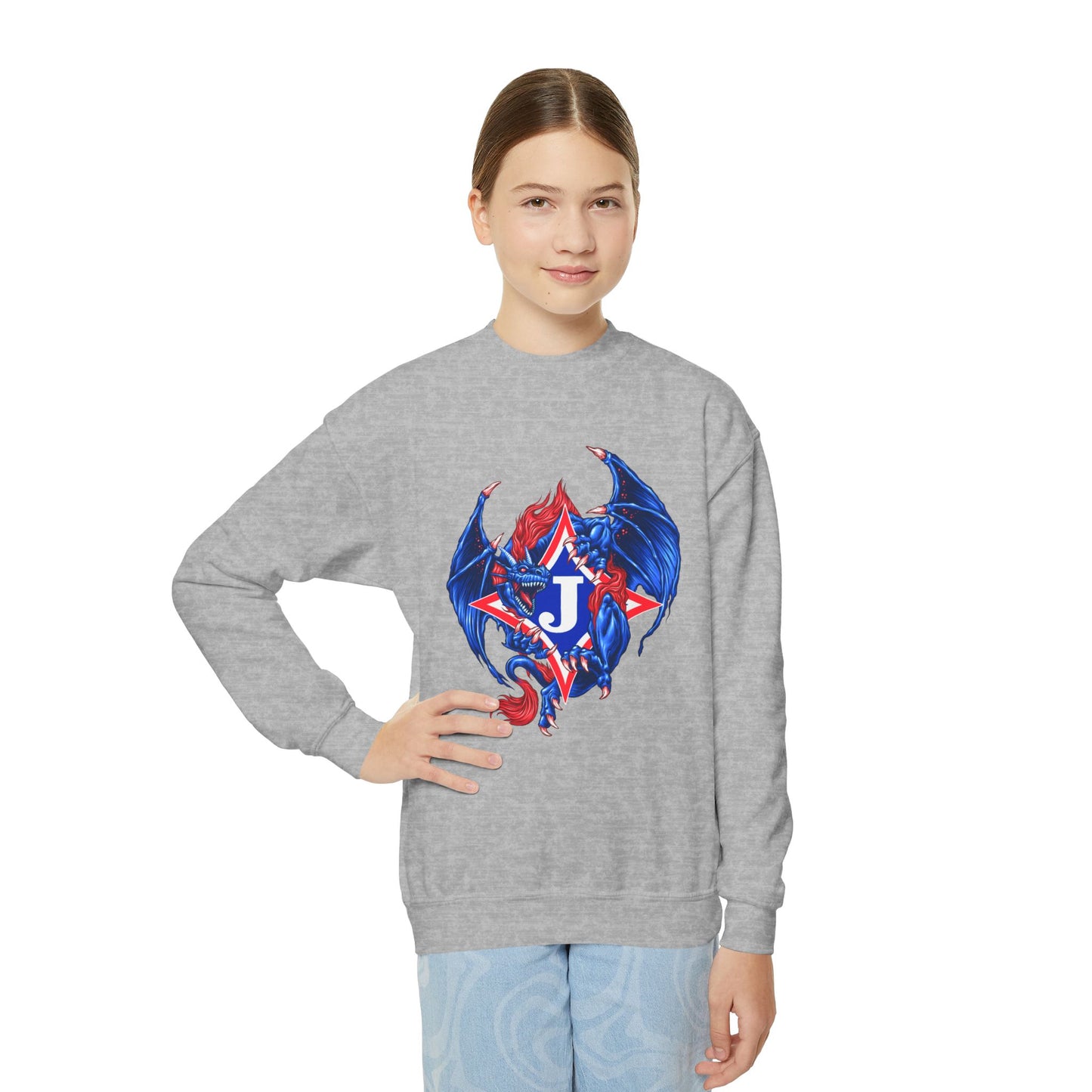 Exclusive Dragon J Youth Crewneck Sweatshirt