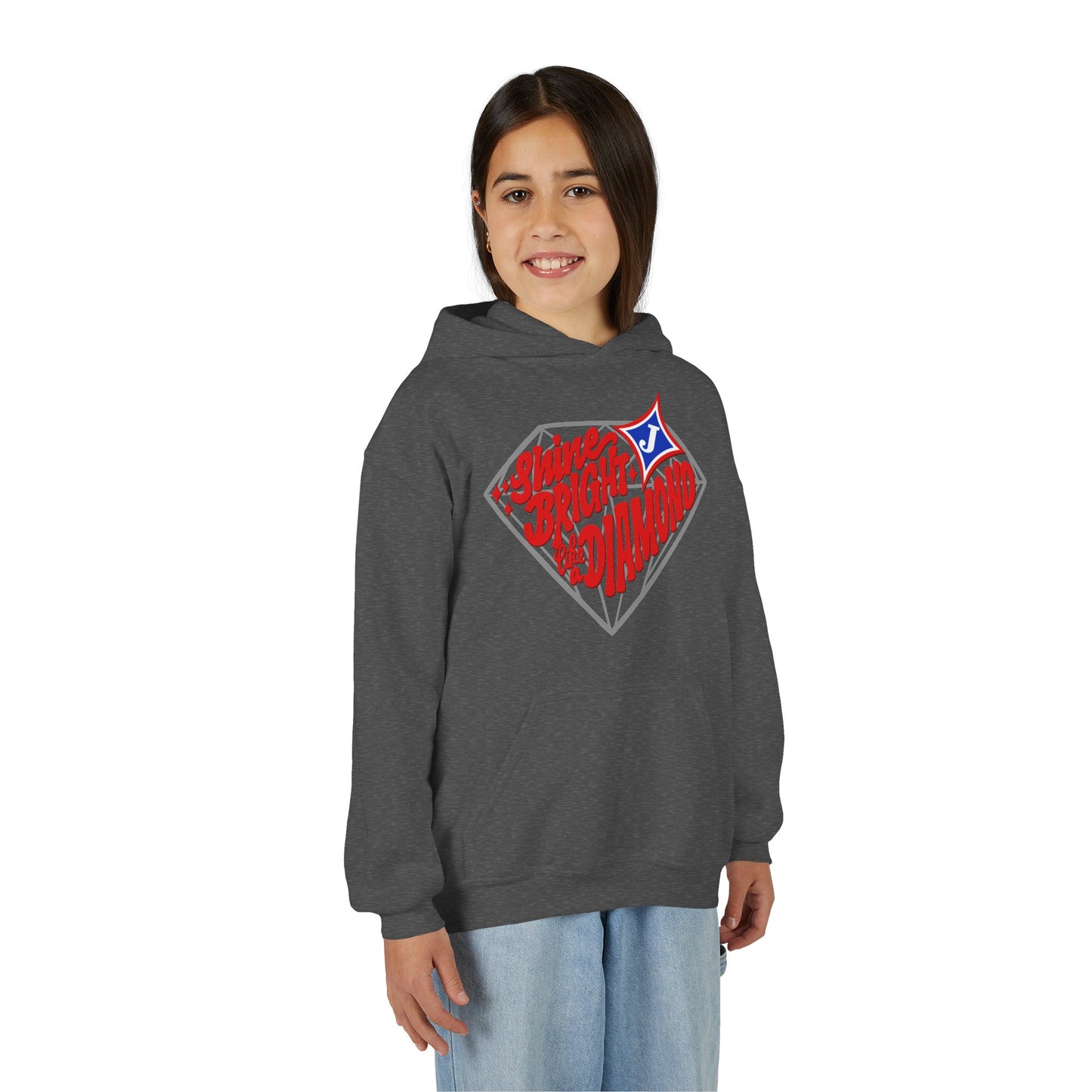 Shine Bright Like A Diamond Youth Hoodie