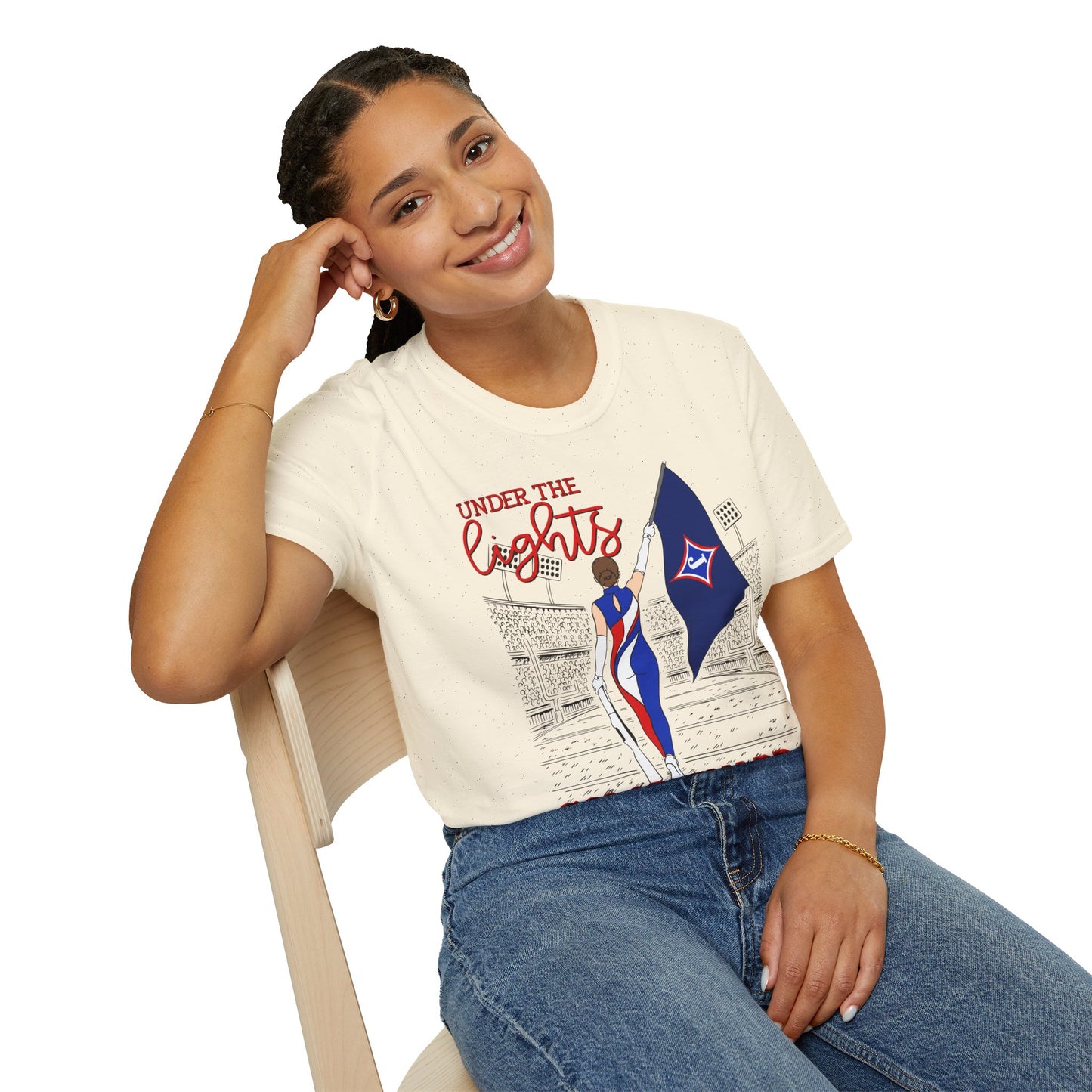 Under The Lights Color Guard Short Sleeve Tee (Gildan)
