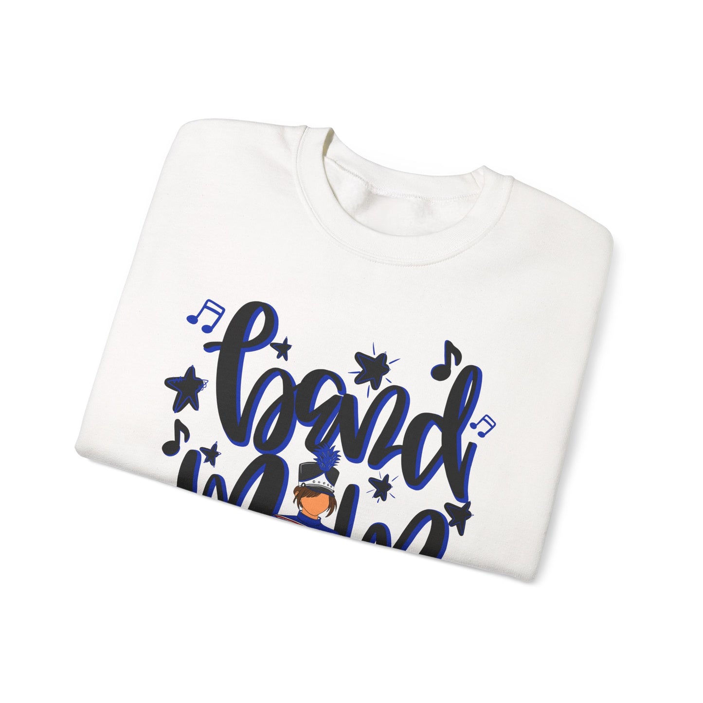Band Mom Blue Girl Sweatshirt (Gildan)