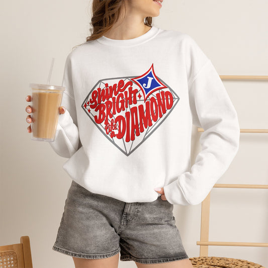 Shine Bright Like A Diamond Sweatshirt (Gildan)