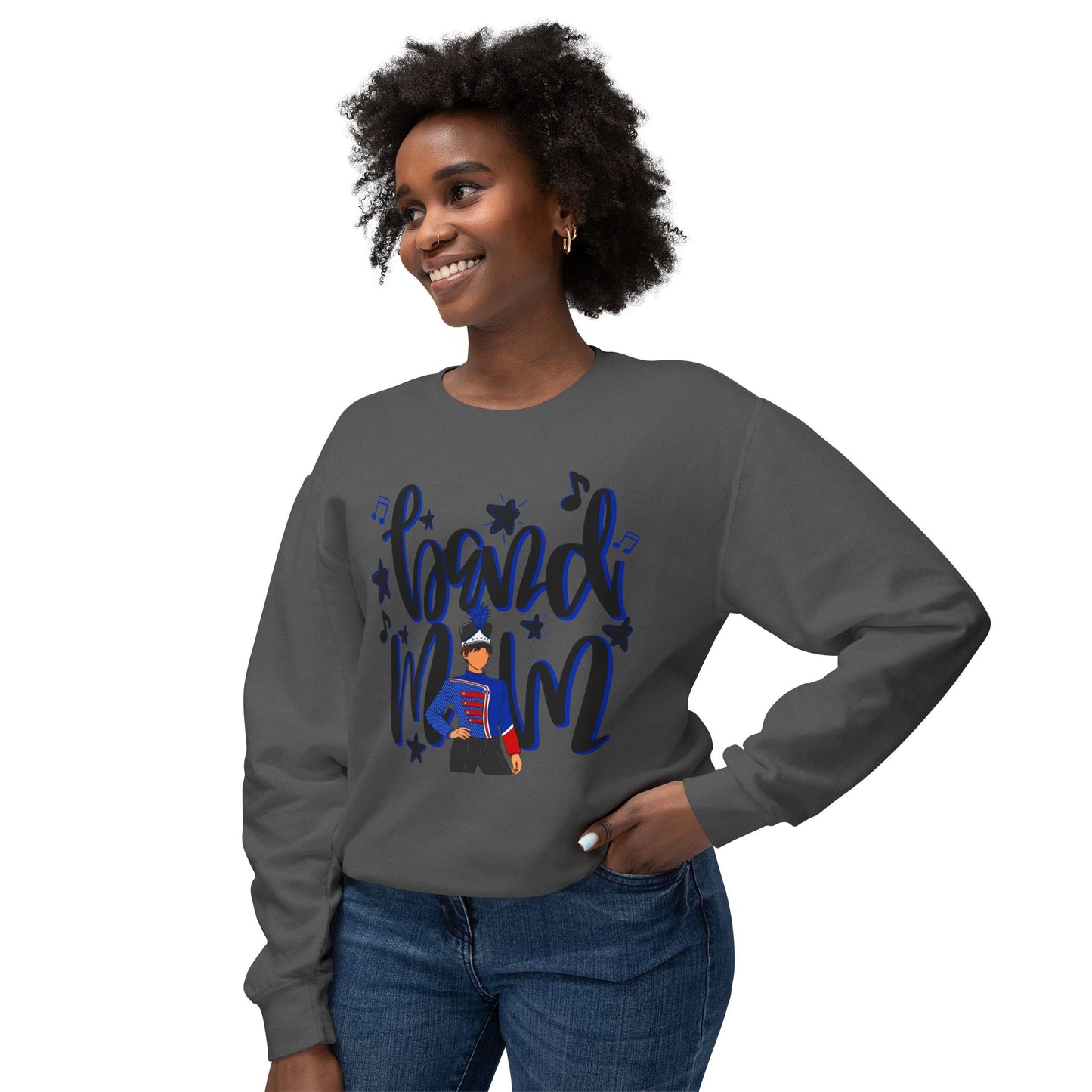 Band Mom Blue Boy Sweatshirt (Comfort Colors)