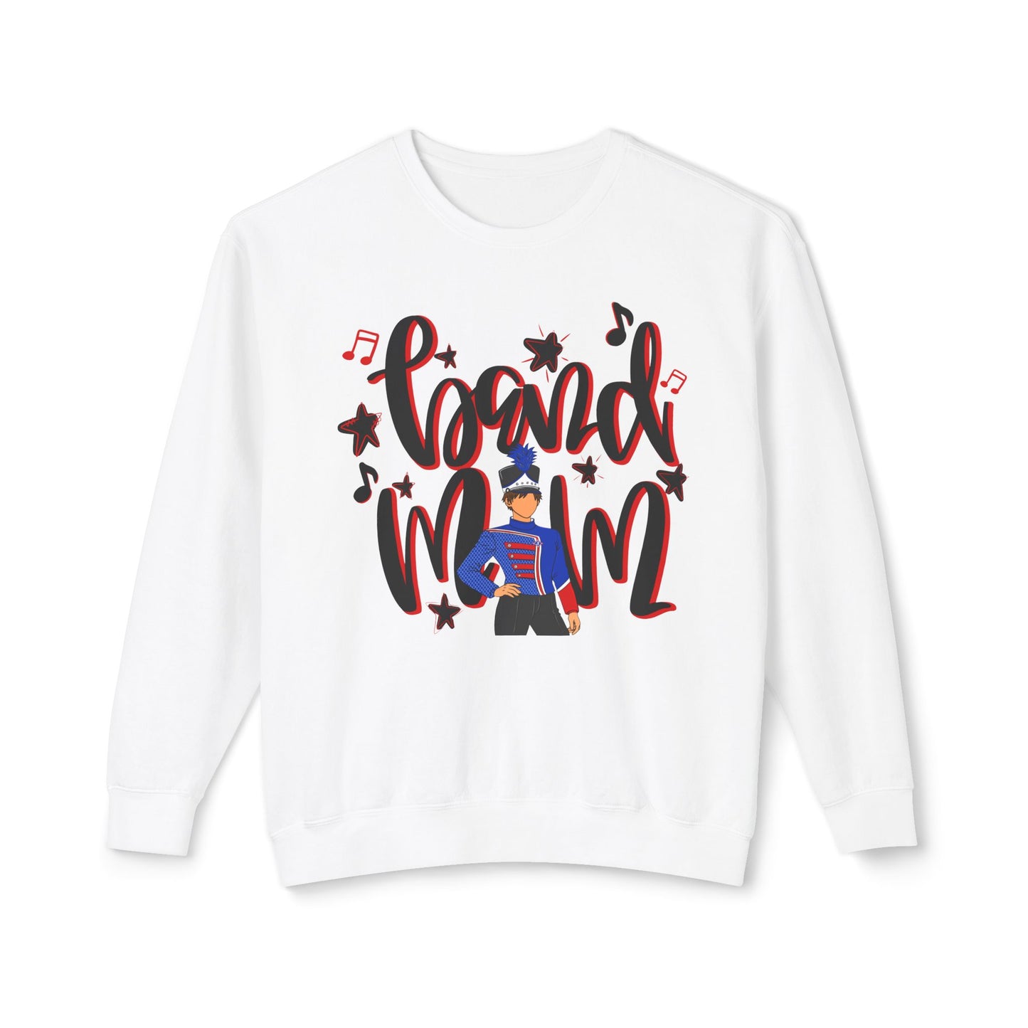 Band Mom Red Boy Sweatshirt (Comfort Colors)