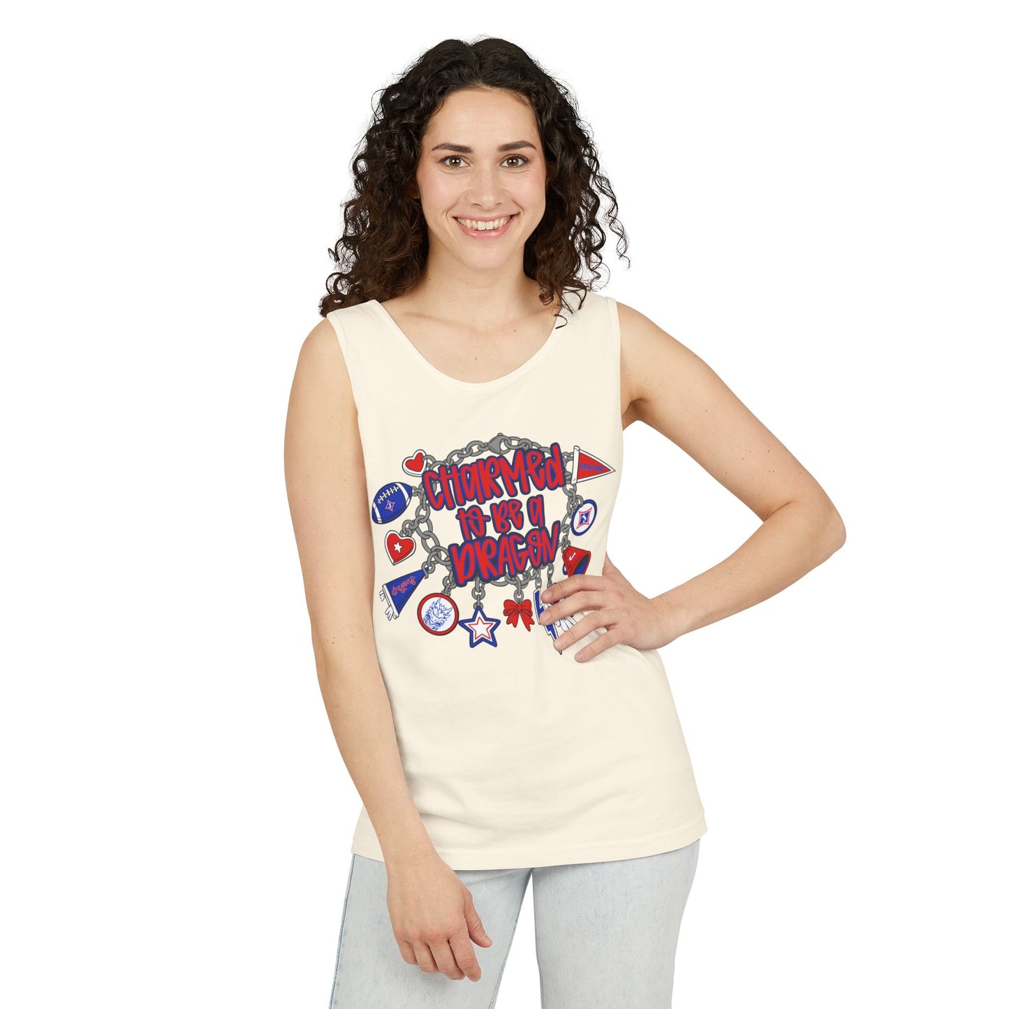 Charmed To Be A Dragon UnisexTank Top (Comfort Colors)