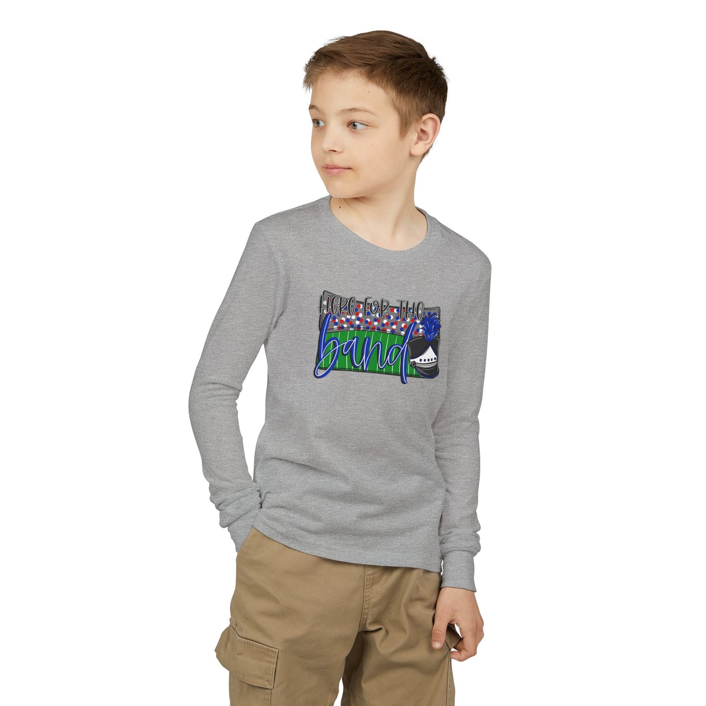 Here For The Band Youth Long Sleeve Tee
