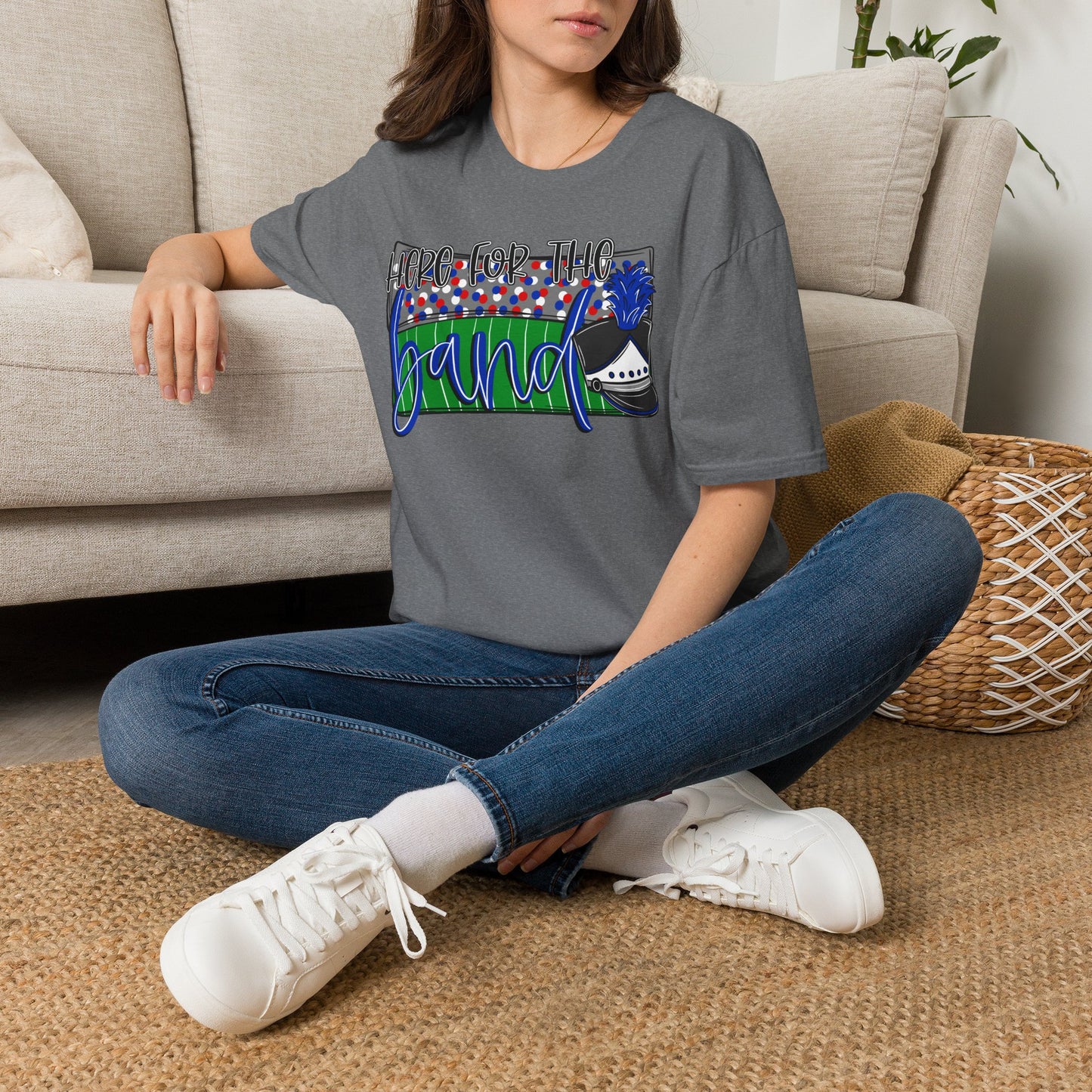 Here For The Band Short Sleeve Tee (Gildan)