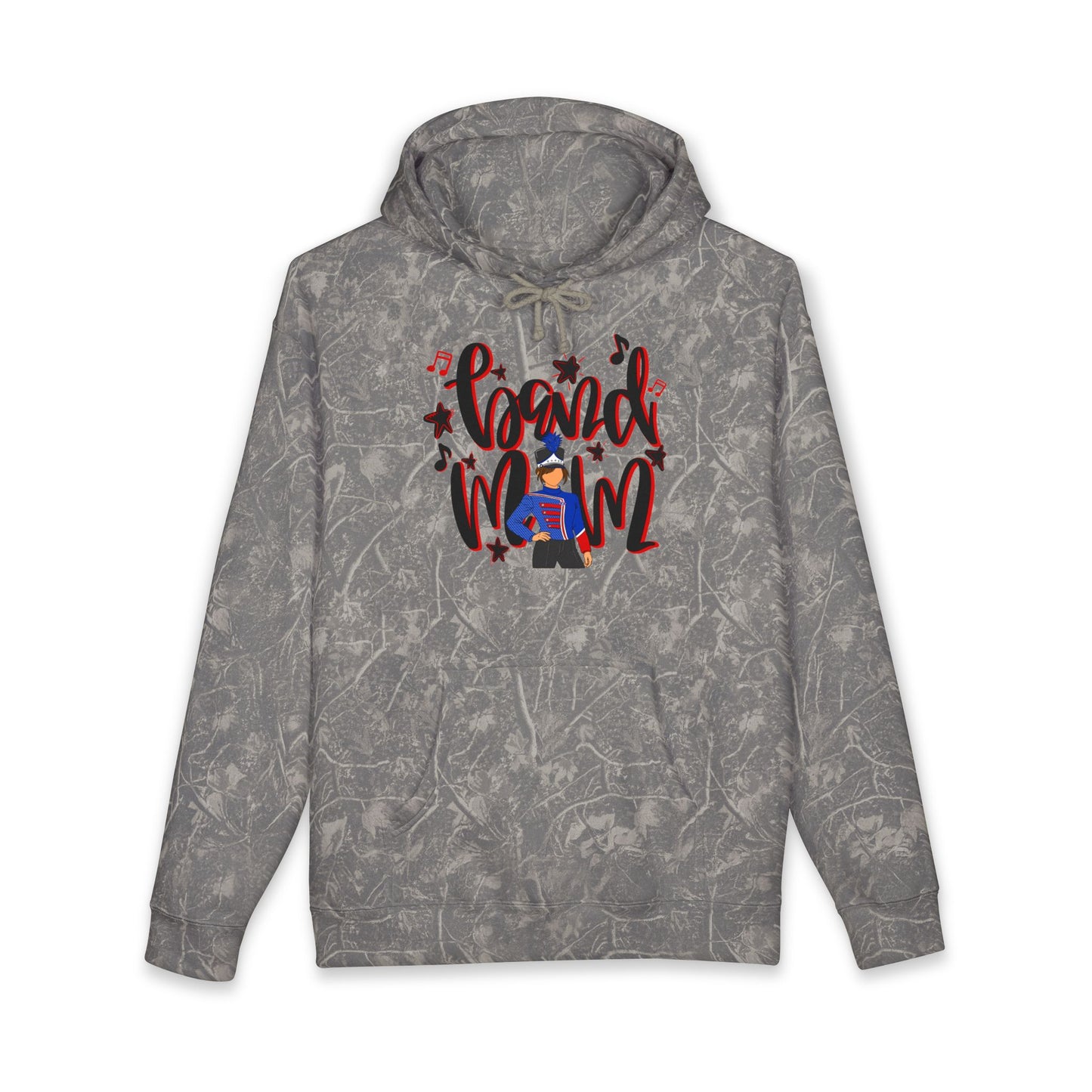 Band Mom Red Girl Hoodie (Independent Trading Co)
