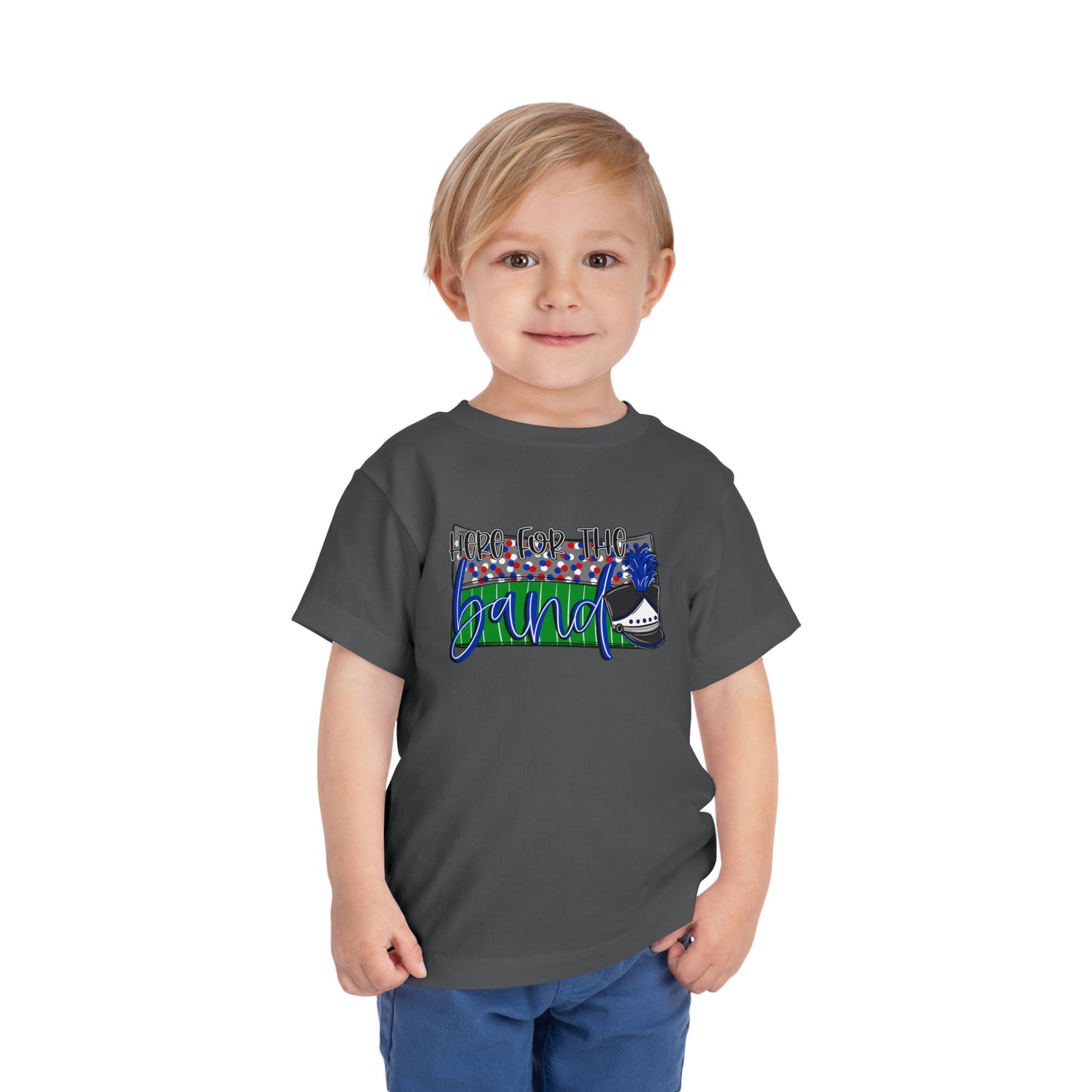 Here For The Band Toddler Short Sleeve Tee
