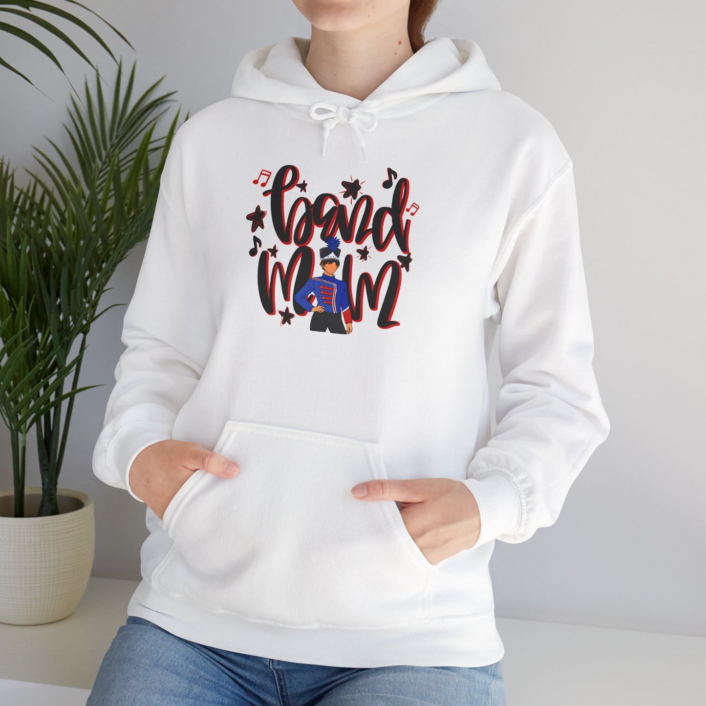 Band Mom Red Boy Unisex Hoodie (Gildan)