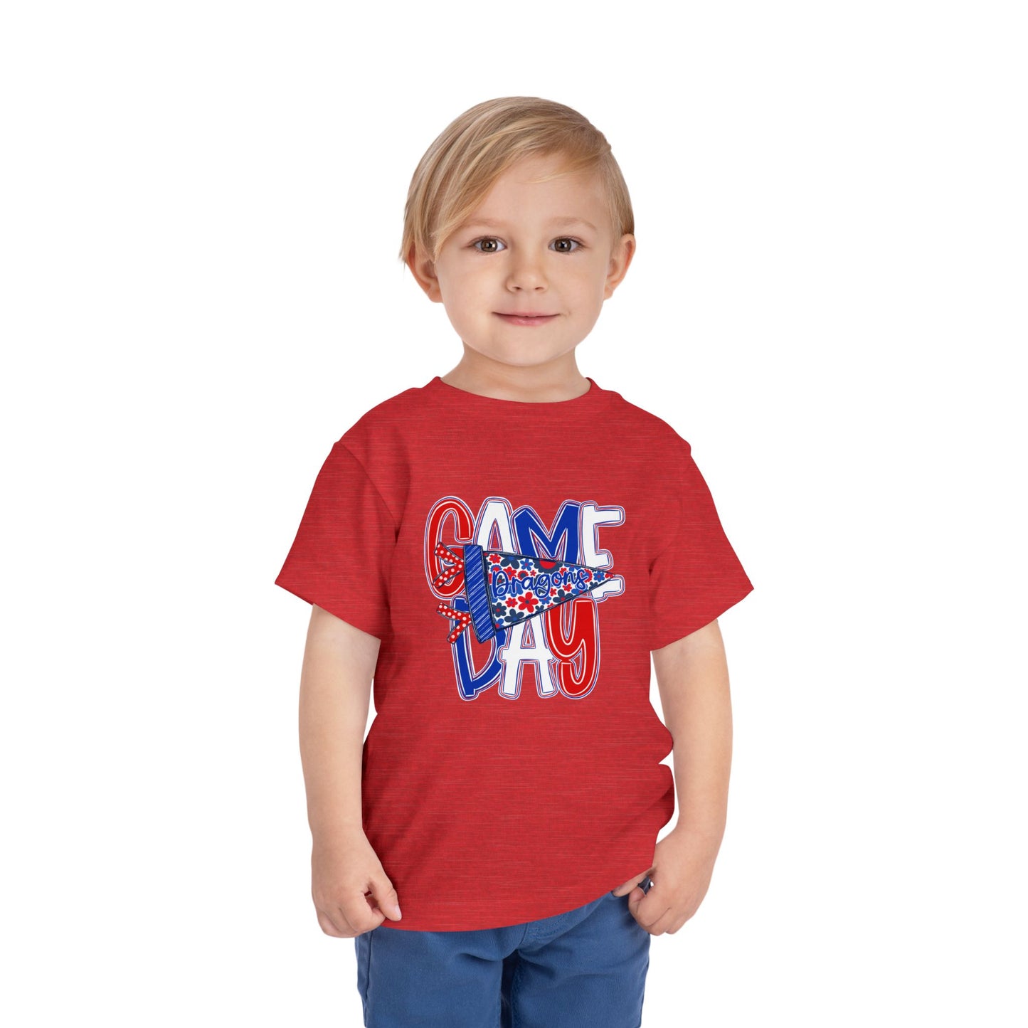 Game Day Dragons Toddler Short Sleeve Tee