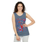 Cheer Icon Grid UnisexTank Top (Comfort Colors)