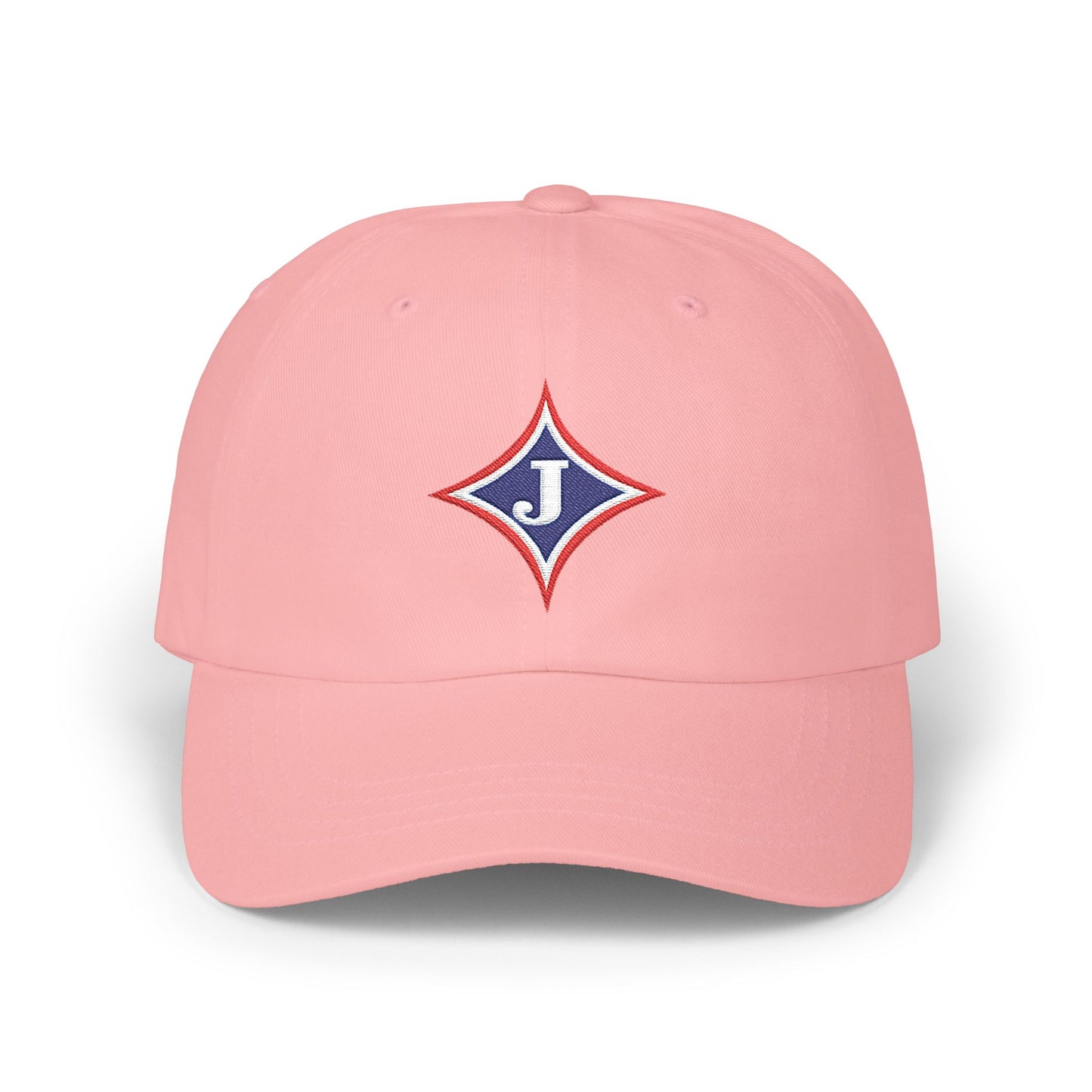 Embroidered Diamond 'J' Classic Dad Cap