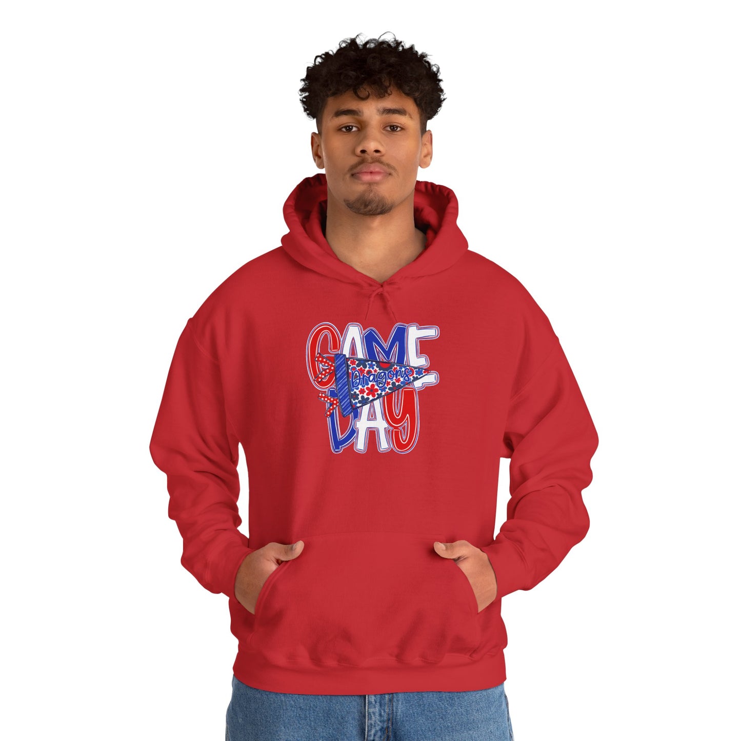 Game Day Dragons Unisex Hoodie (Gildan)