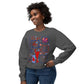 Cheer Icon Grid Sweatshirt (Comfort Colors)