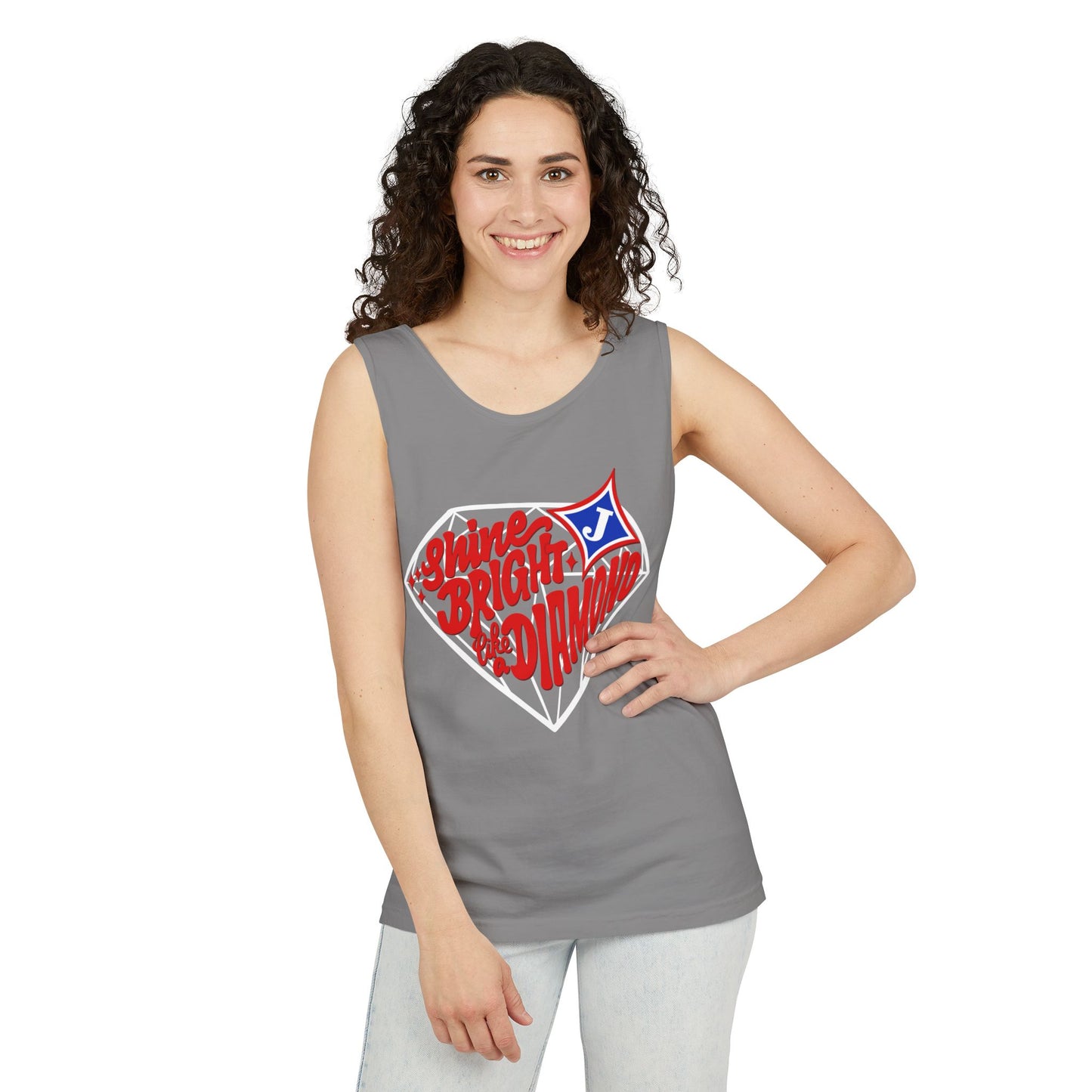 Shine Bright Like A Diamond UnisexTank Top (Comfort Colors)