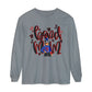 Band Mom Red Girl Long Sleeve Tee (Comfort Colors)