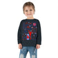 Cheer Icon Grid Toddler Long Sleeve Tee