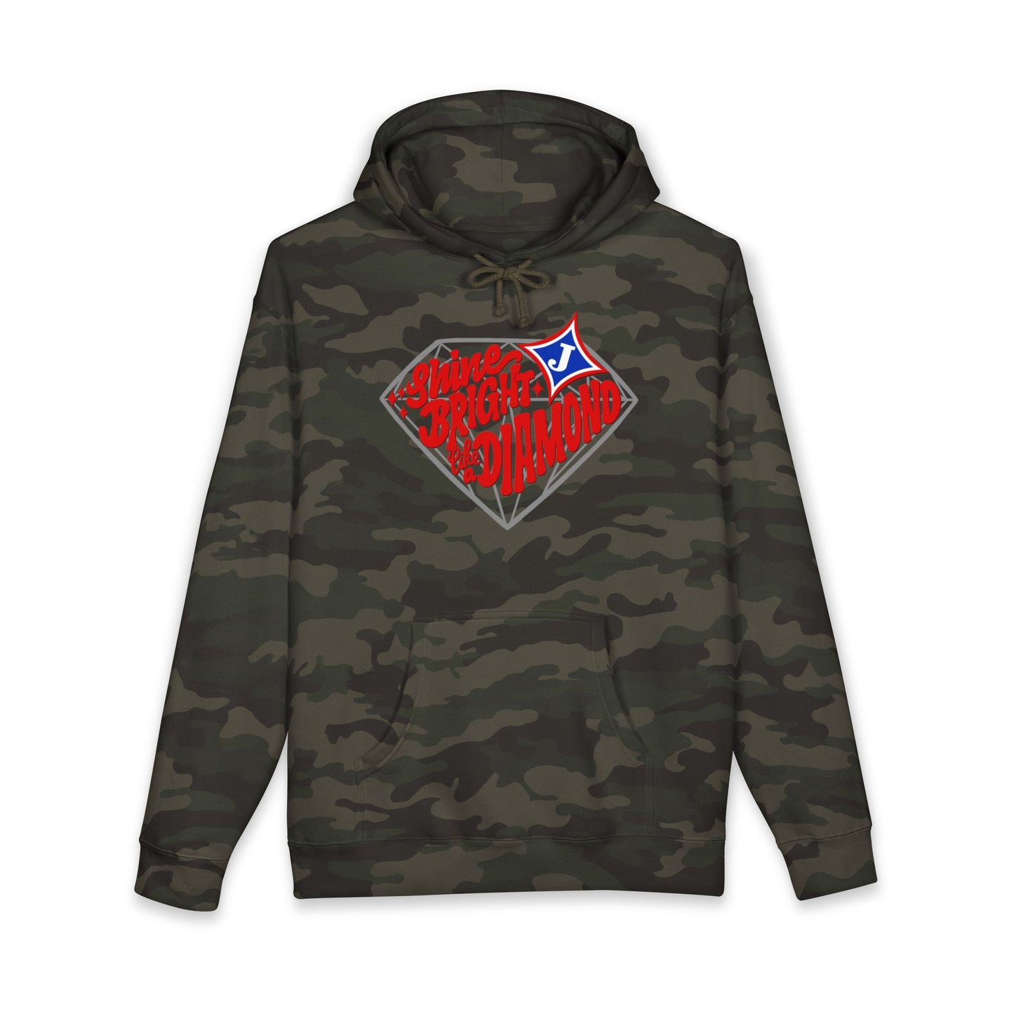 Shine Bright Like A Diamond Hoodie (Independent Trading Co)