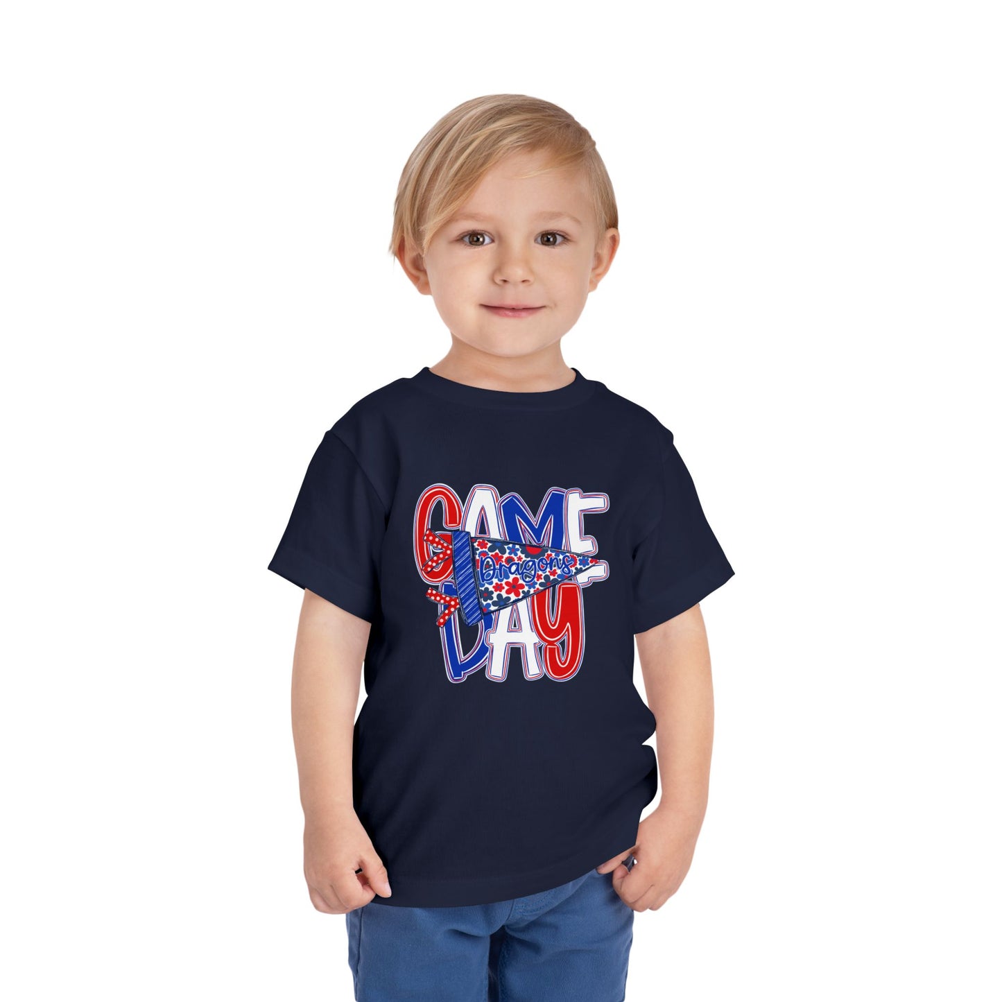 Game Day Dragons Toddler Short Sleeve Tee