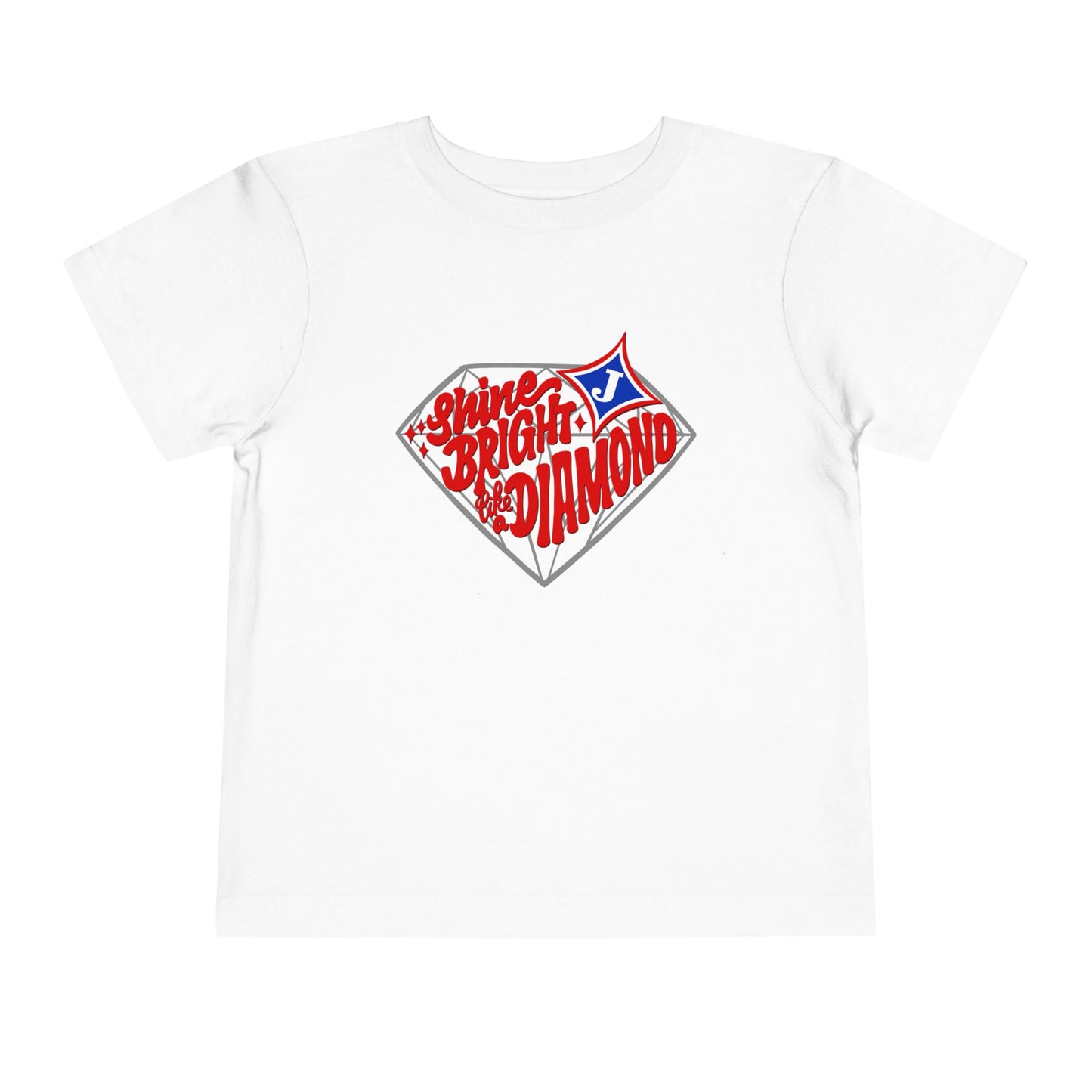 Shine Bright Like A Diamond Toddler Short Sleeve Tee