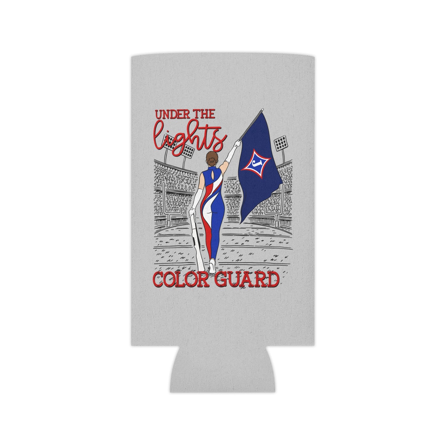 Under The Lights Color Guard Can Cooler