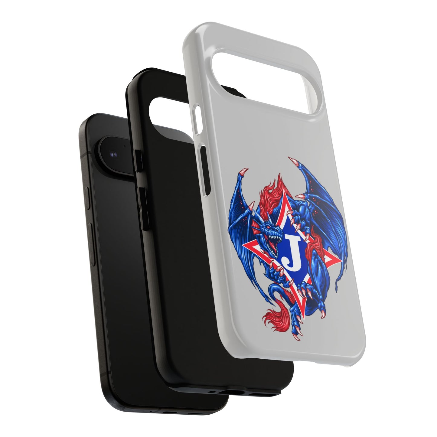 Exclusive Dragon J Personalized Tough Phone Case (Add Your Name)