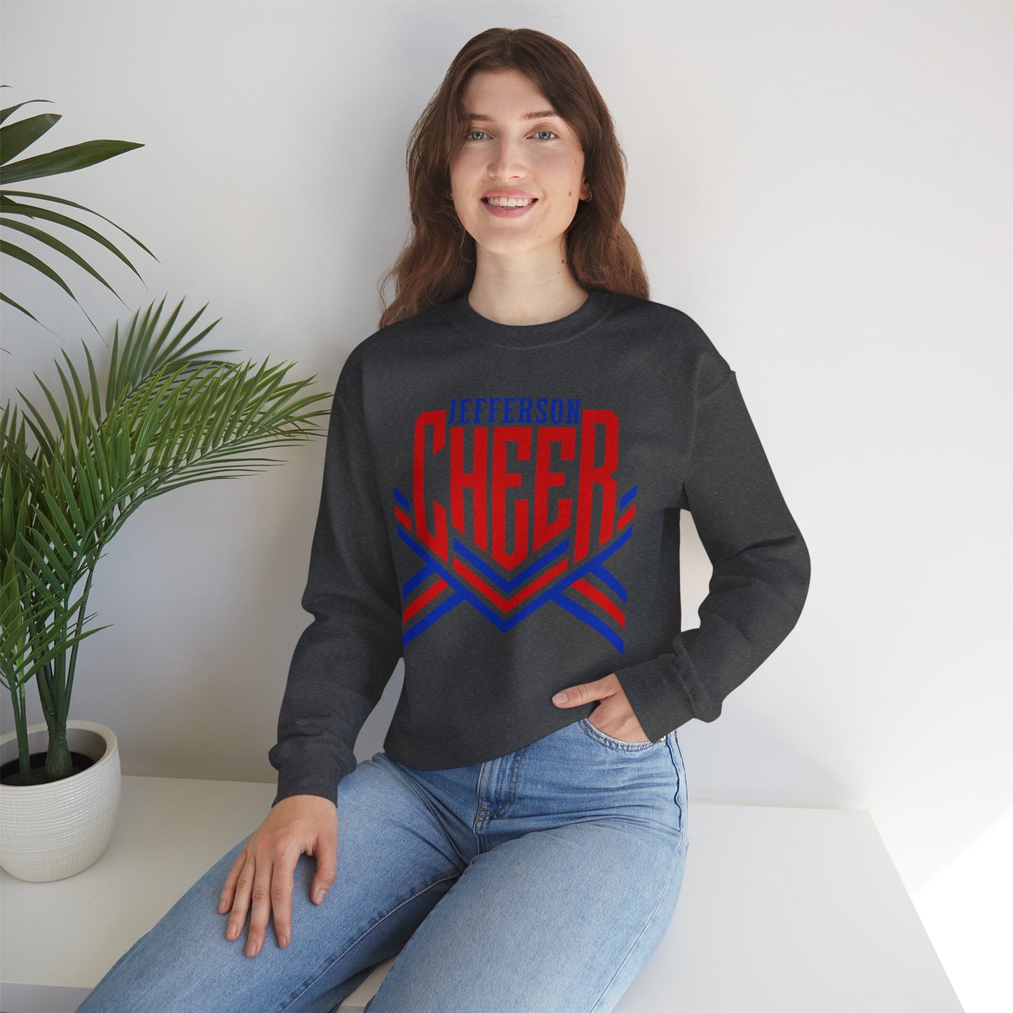Jefferson Cheer Sweatshirt (Gildan)