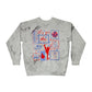 Cheer Icon Grid Tie Dye Sweatshirt