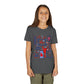 Cheer Icon Grid Youth Short Sleeve Tee