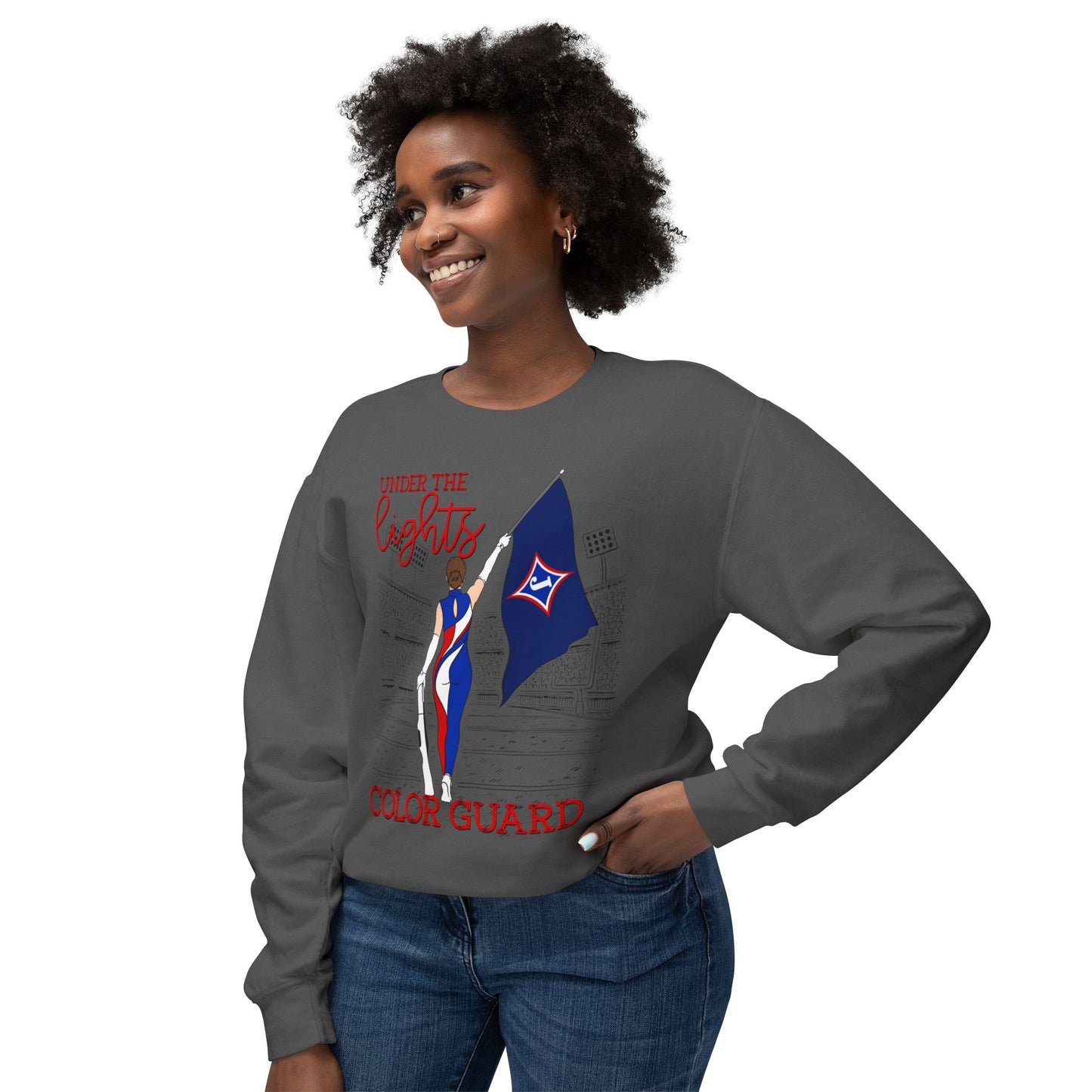 Under The Lights Color Guard Sweatshirt (Comfort Colors)