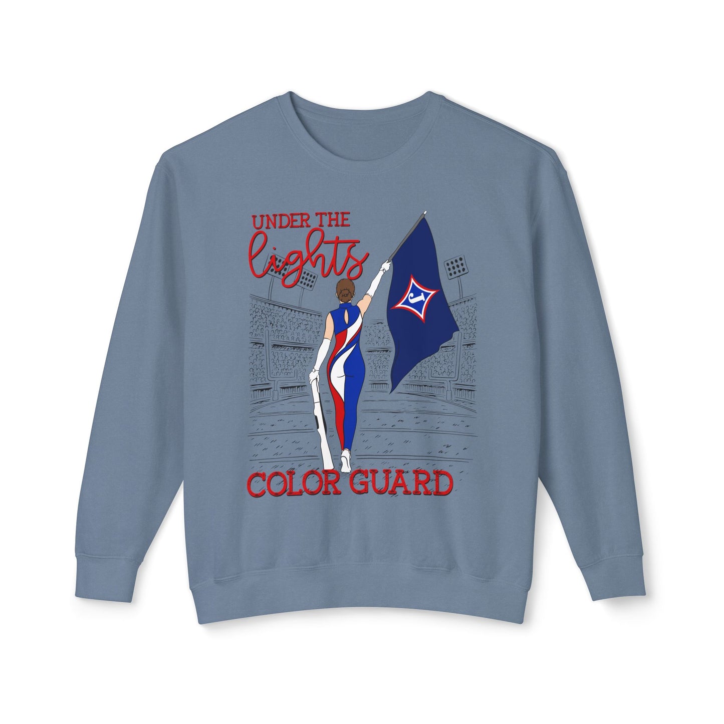 Under The Lights Color Guard Sweatshirt (Comfort Colors)
