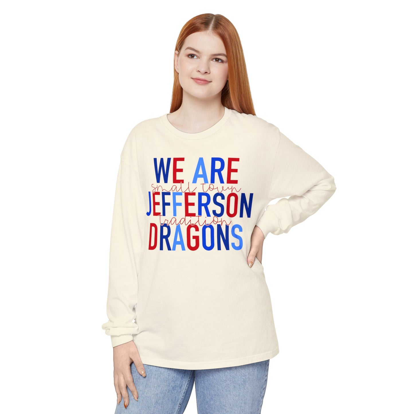 We Are Jefferson Long Sleeve Tee (Comfort Colors)