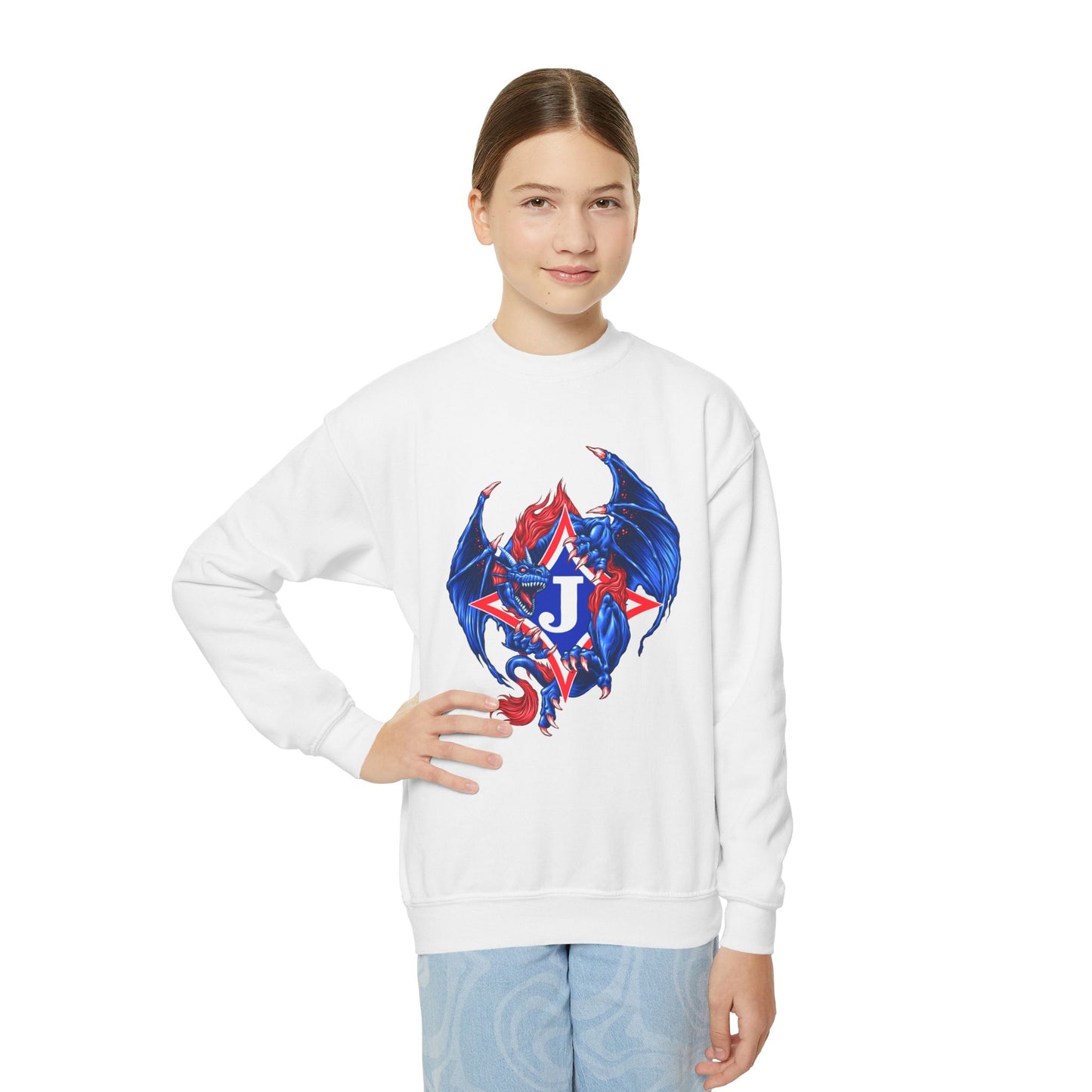 Exclusive Dragon J Youth Crewneck Sweatshirt