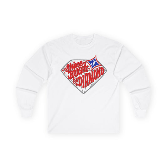 Shine Bright Like A Diamond Long Sleeve Tee (Gildan)