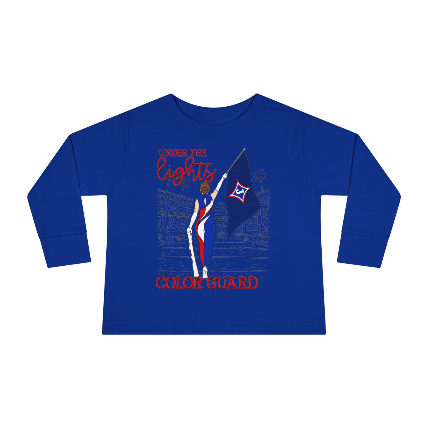 Under The Lights Color Guard Toddler Long Sleeve Tee