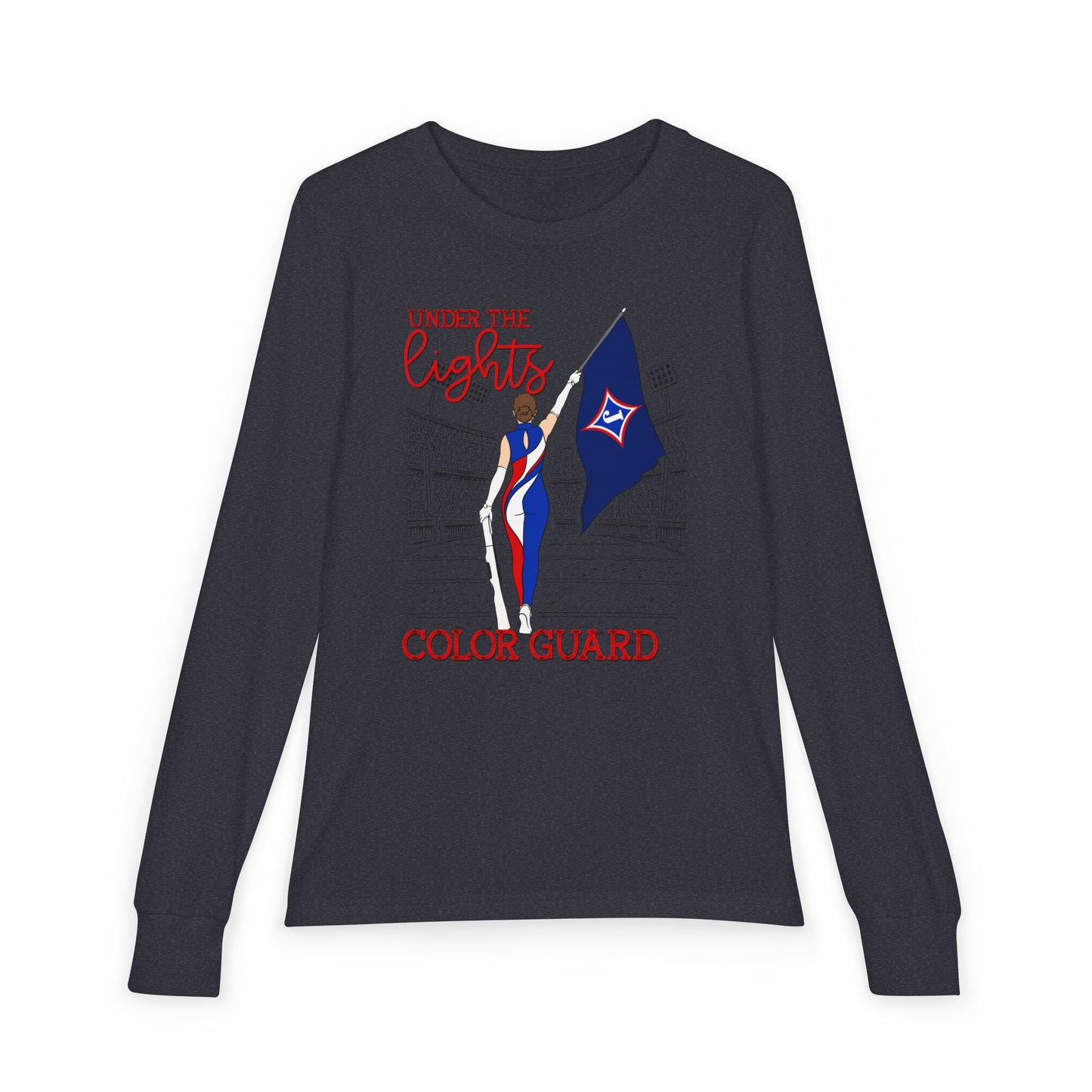 Under The Lights Color Guard Youth Long Sleeve Tee